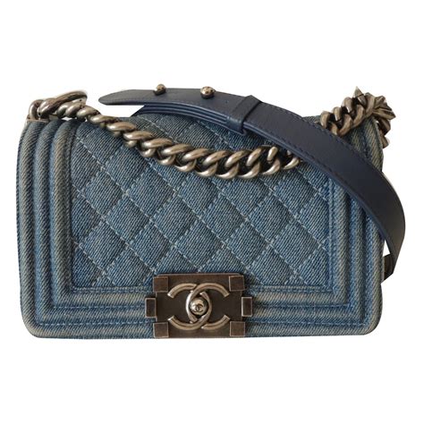 chanel boy bag denim price|chanel denim shopping bag.